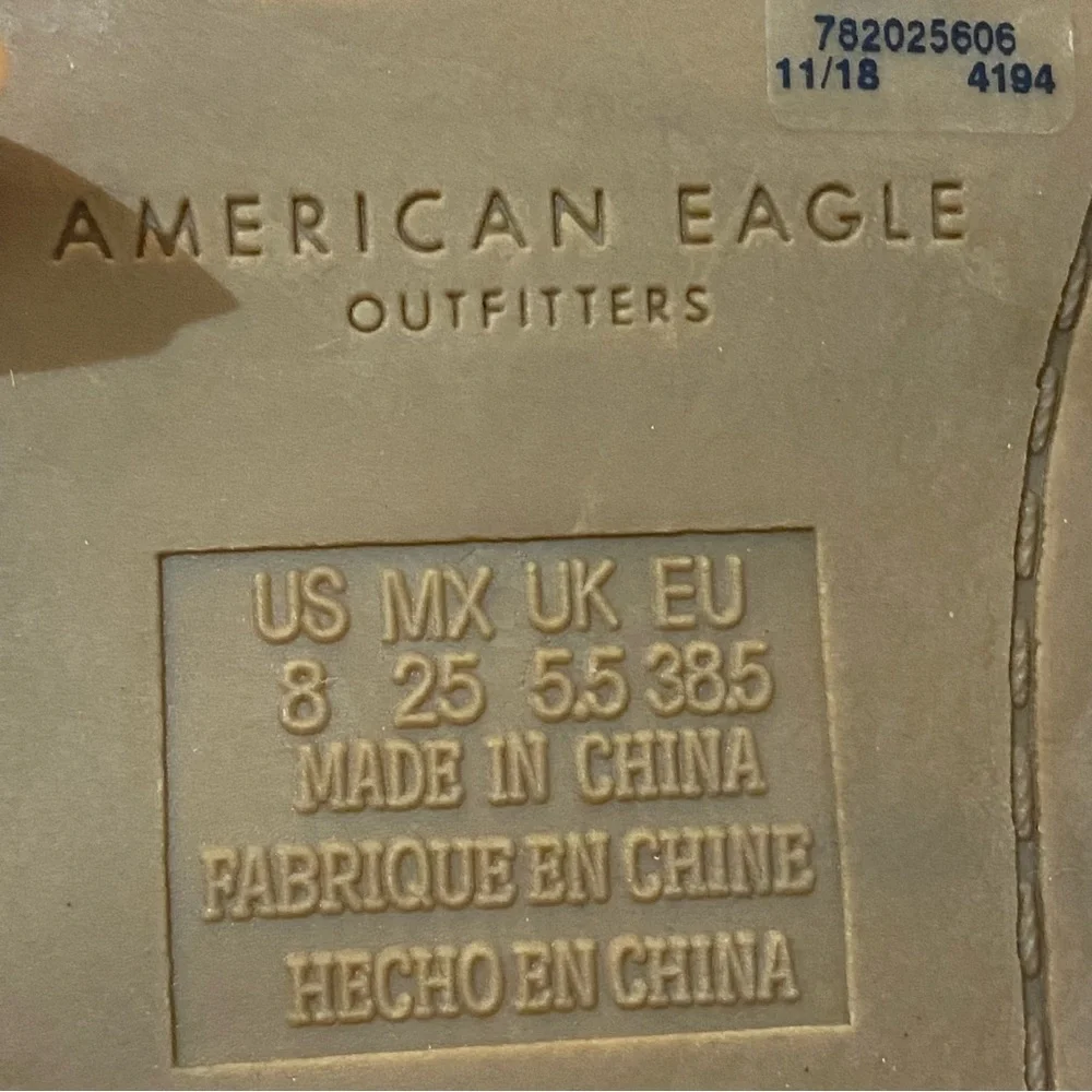 American Eagle AE Gladiator Sandals Women’s Size 8 Pink Maeve Flats - Picture 10 of 12